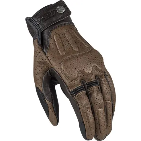 RUST MAN GLOVES BROWN LEATHER