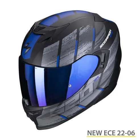 EXO-520 EVO AIR MAHA MATT BLACK-BLUE