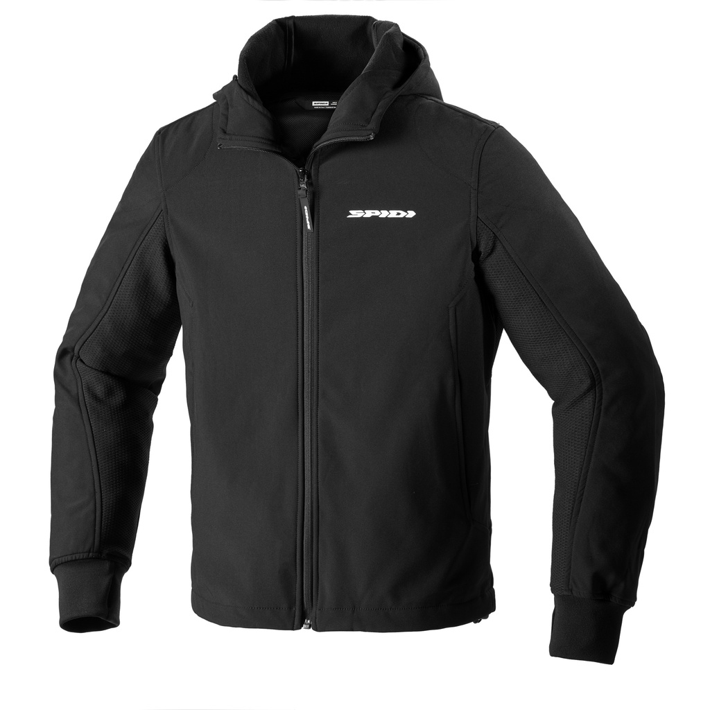 Spidi Hoodie Armor Evo Black