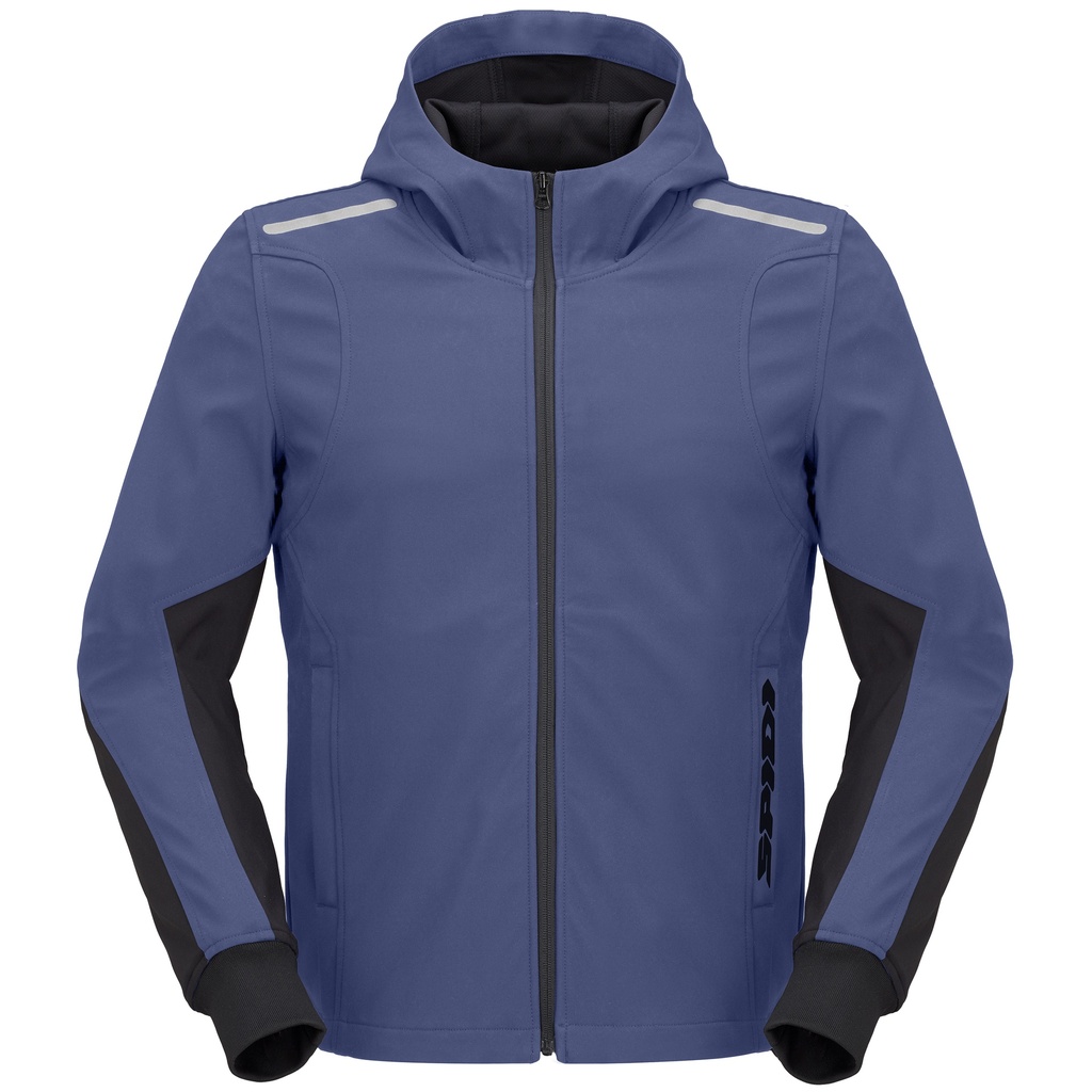 Spidi Hoodie Armor Light Sky-blue/Black