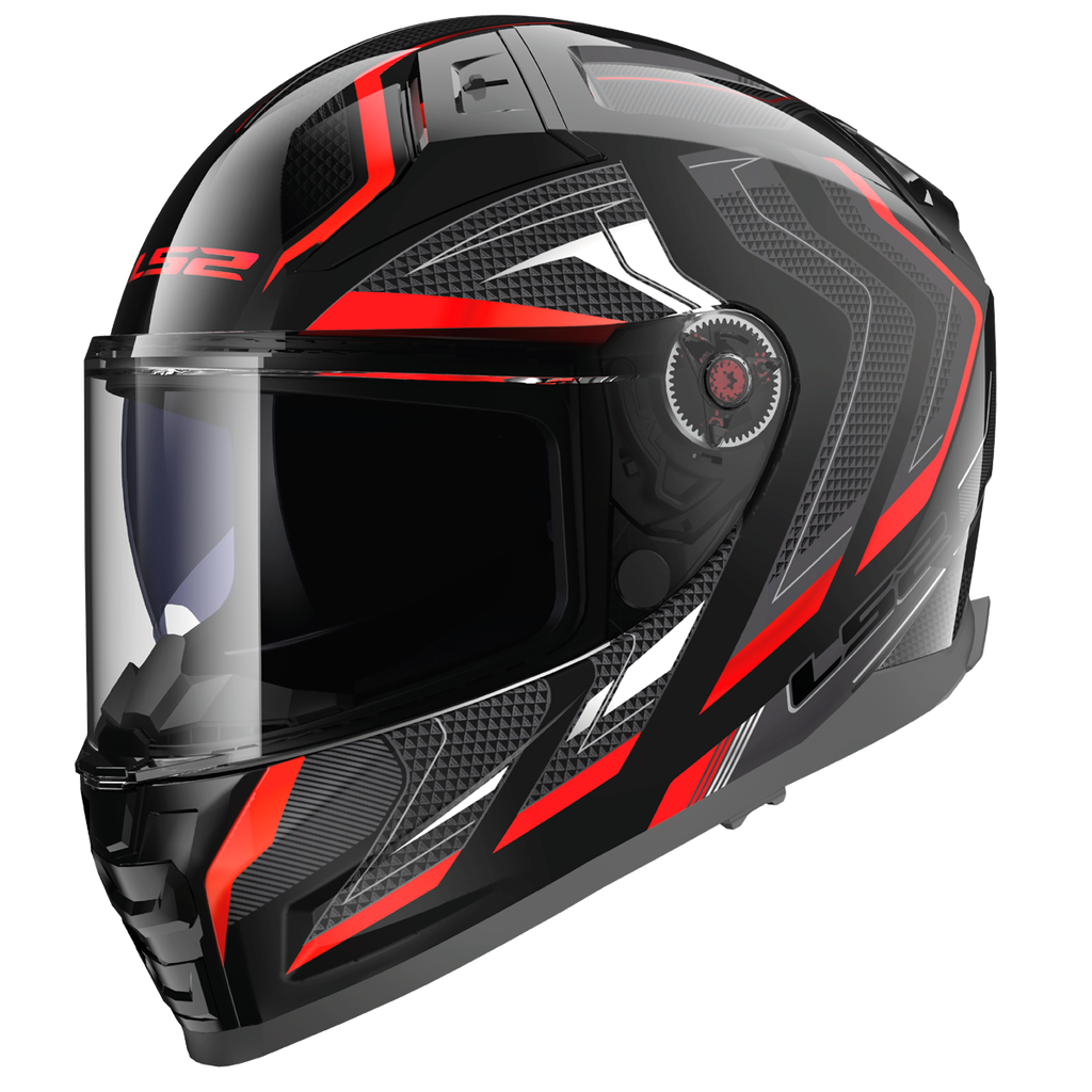 LS2 FF811 VECTOR II ALIZER BLACK RED-06