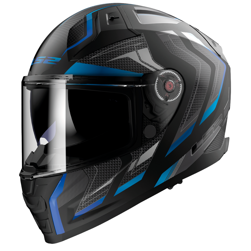 LS2 FF811 VECTOR II ALIZER M.BLACK BLUE-06