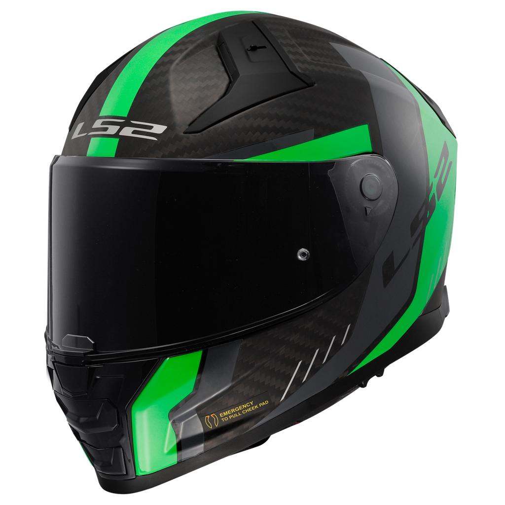 LS2 FF811 VECTOR II C GRID MATT FLUO GREEN-06