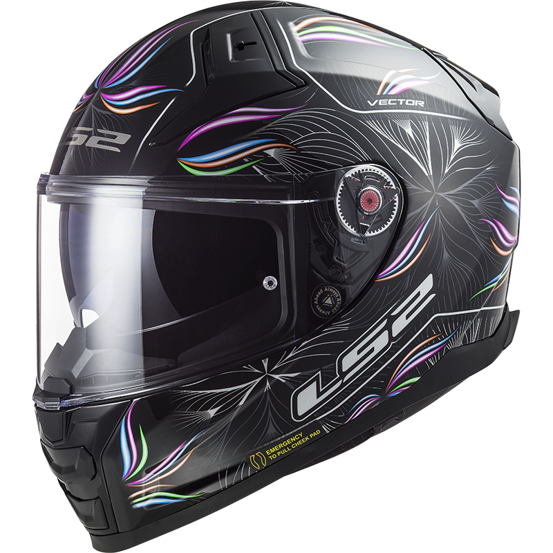LS2 FF811 VECTOR II TROPICAL BLACK WHITE-06