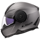 LS2 FF902 SCOPE II SOLID MATT TITANIUM-06