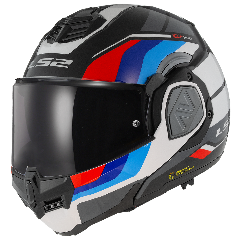 LS2 FF906 ADVANT SPORT GL.BLACK BLUE RED-06