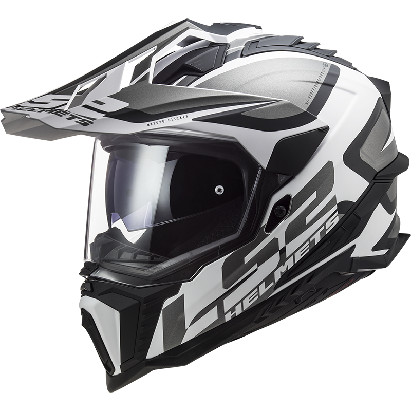 LS2 MX701 EXPLORER ALTER MATT BLACK WHITE-06