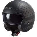 LS2 OF599 SPITFIRE II MATT BLACK FLAG-06