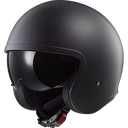 LS2 OF599 SPITFIRE II SOLID MATT BLACK-06