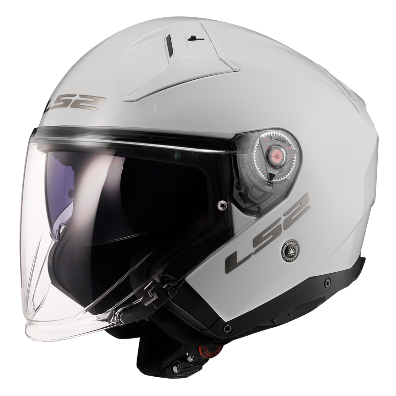 LS2 OF603 INFINITY II SOLID GLOSS WHITE-06