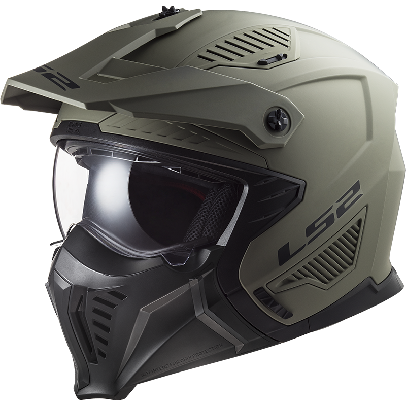 LS2 OF606 DRIFTER SOLID MATT SAND OLIVE-06