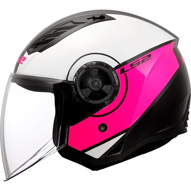 LS2 OF616 Airflow II Cover White Pink-06