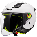 LS2 OF622 FUNNY II SOLID WHITE