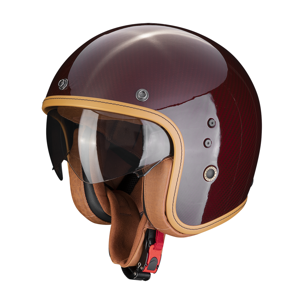 Scorpion  Belfast Evo Carbon Solid Red