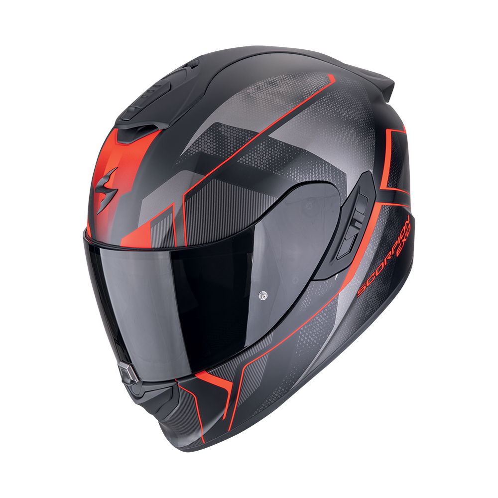 Scorpion  Exo-1400 Evo Air Intensio Matt Black-Red