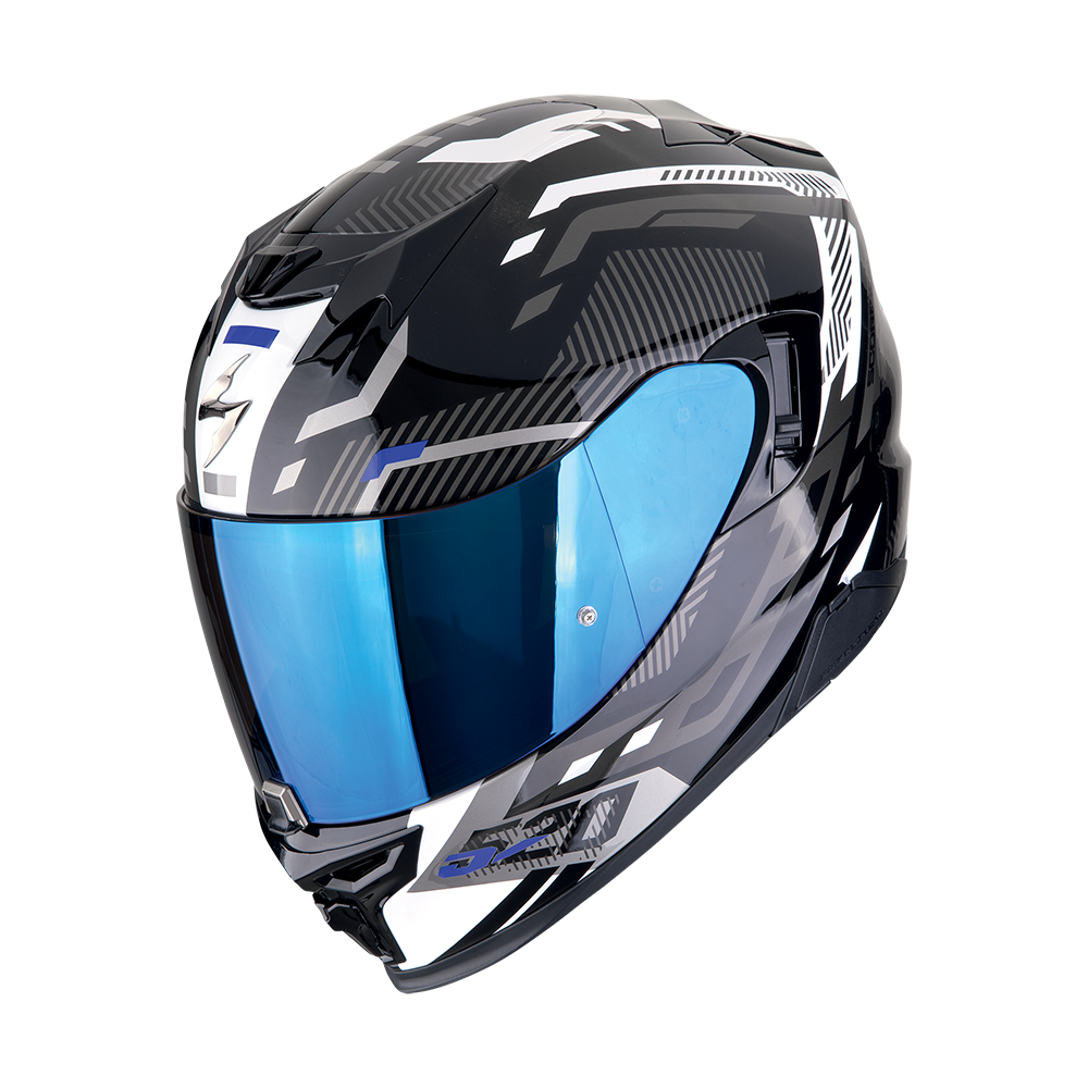 Scorpion  Exo-520 Evo Air Ranka Black-White-Blue