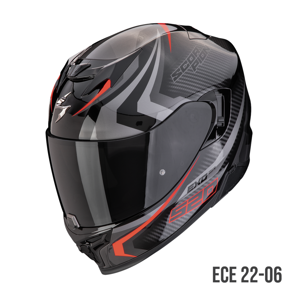 Scorpion  Exo-520 Evo Air Terra Black-Silver-Red
