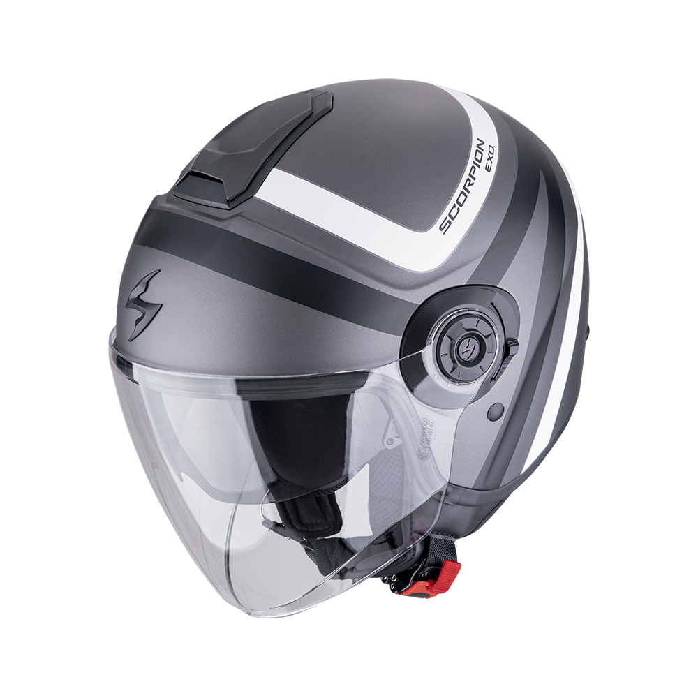 Scorpion  Exo-City Ii Riva Matt Silver-Black-White