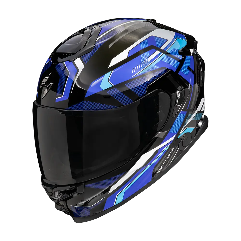 Scorpion  Exo-Gt Air Agusta Black-Grey-Blue