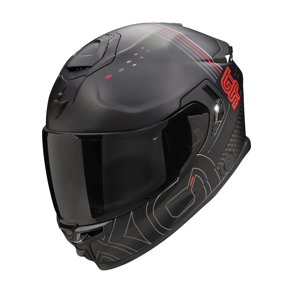 Scorpion  Exo-Gt Sp Air Techlane Matt Black-Grey-Red