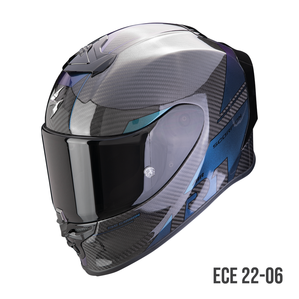 Scorpion  Exo-R1 Evo Onyx Carbon Air Rally Black-Chameleon