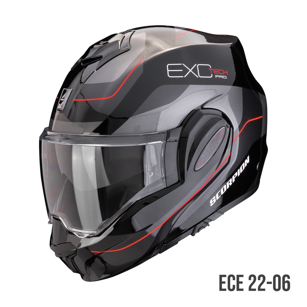 Scorpion  Exo-Tech Evo Pro Commuta Black-Silver-Red