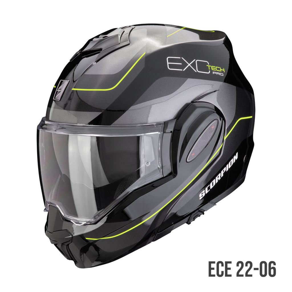 Scorpion  Exo-Tech Evo Pro Commuta Black-Silver-Yellow