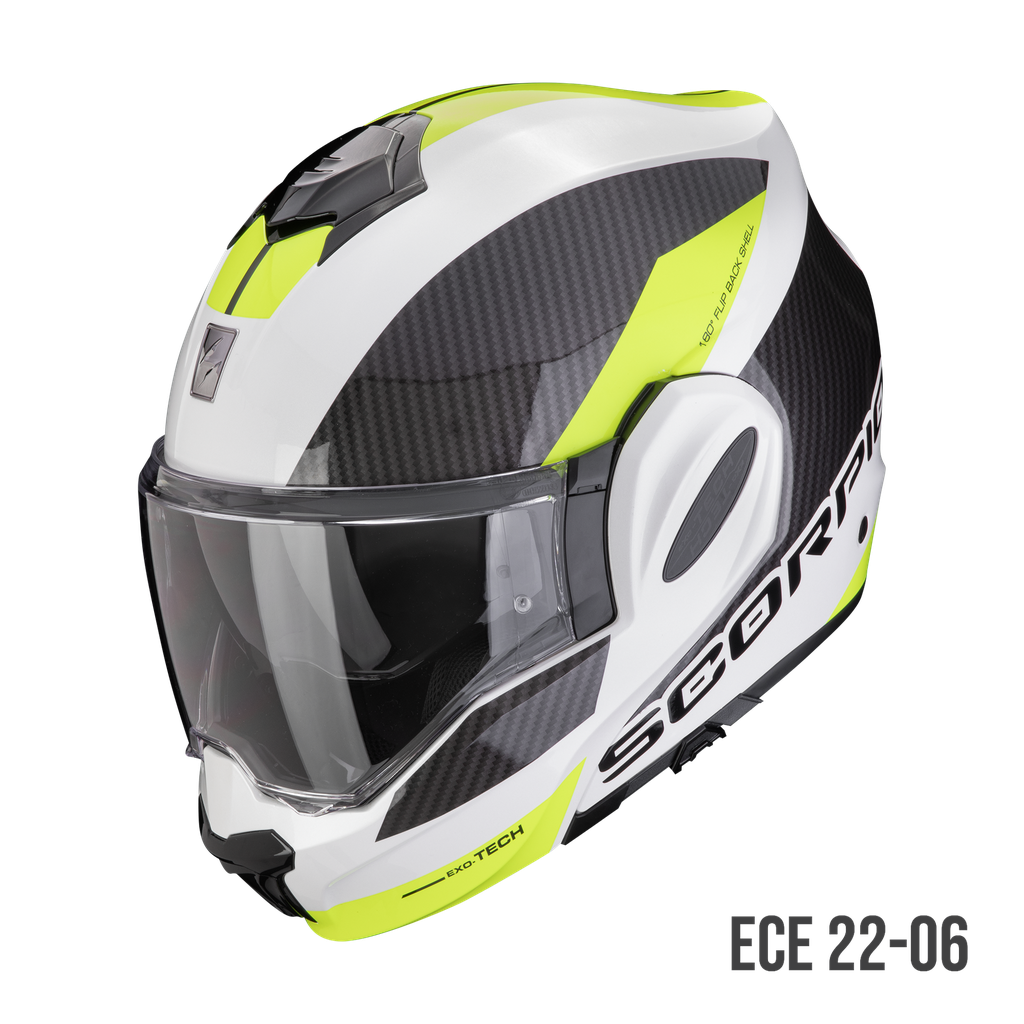 Scorpion  Exo-Tech Evo Team White-Neon Yellow