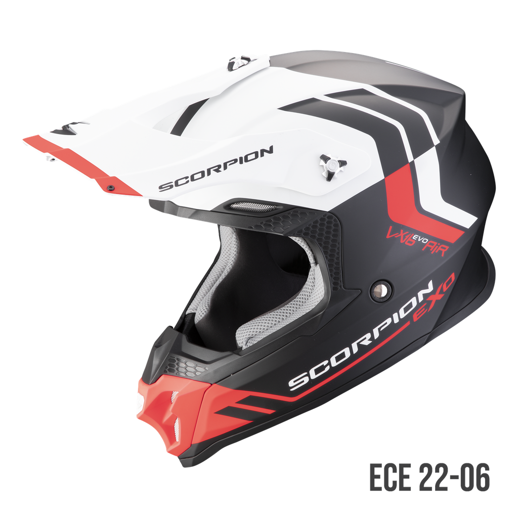 Scorpion  Vx-16 Evo Air Fusion Matt Black-Red