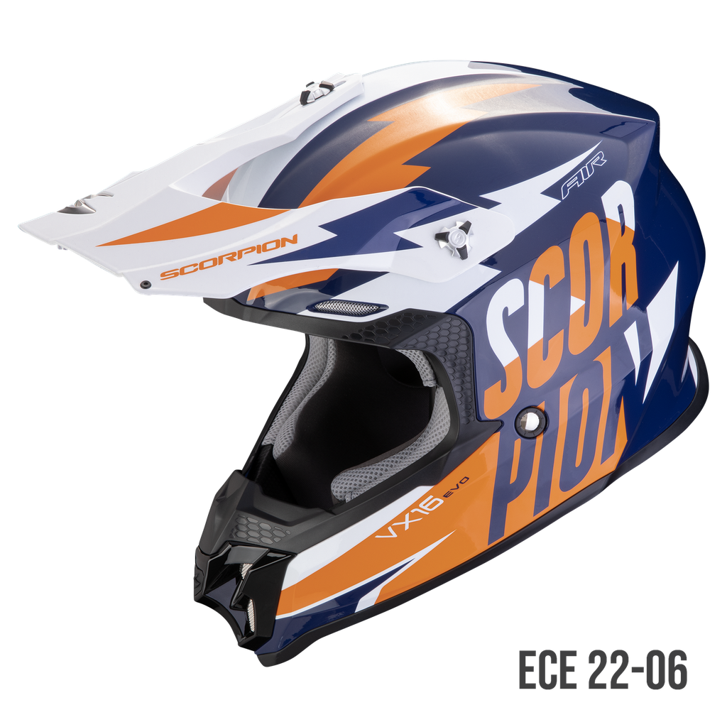 Scorpion  Vx-16 Evo Air Slanter Blue-Orange