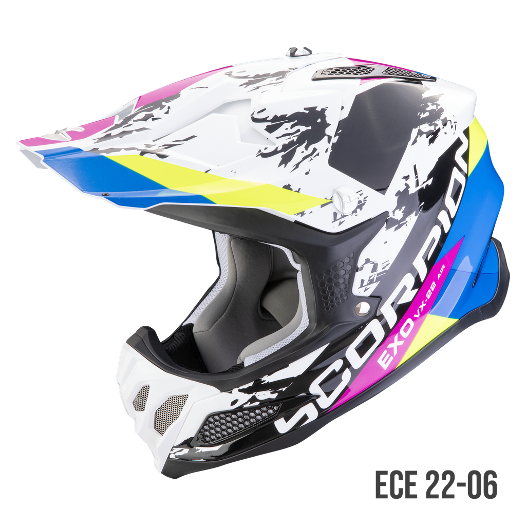 Scorpion  Vx-22 Air Cx White-Black-Blue