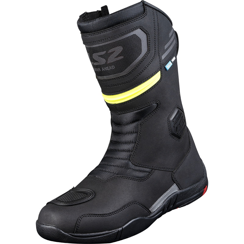 LS2 GOBY LADY BOOTS WP BLACK H-V YELLOW