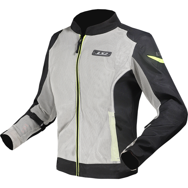 LS2 AIRY EVO LADY JACKET BLACK GREY YELLOW