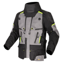 LS2 APOLLO MAN JACKET BLACK DARK GREY H-V YELLOW