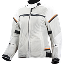 LS2 RIVA LADY JACKET LIGHT GREY H-V ORANGE