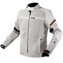 LS2 RIVA MAN JACKET LIGHT GREY H-V ORANGE