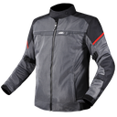 LS2 RIVA MAN JACKET BLACK DARK GREY RED