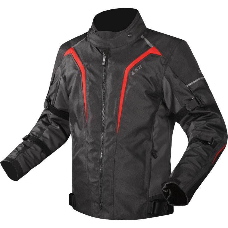LS2 SEPANG MAN JACKET BLACK GREY RED