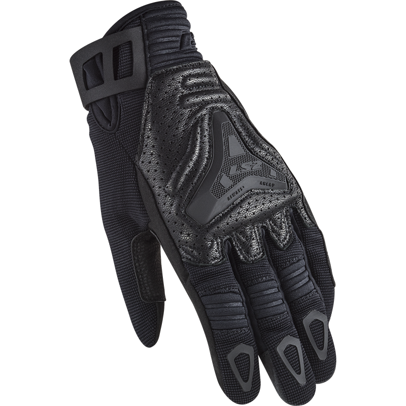 LS2 ALL TERRAIN LADY GLOVES BLACK