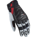 LS2 ALL TERRAIN LADY GLOVES BLACK GREY RED