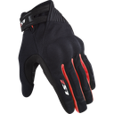 LS2 DART 2 MAN GLOVES BLACK RED