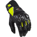 LS2 SPARK 2 LEATHER MAN GLOVES BLACK H-V