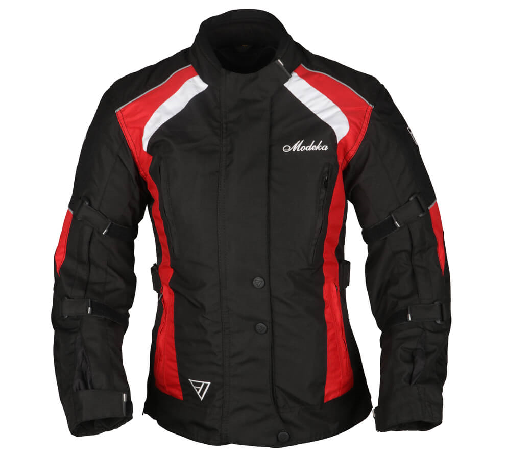 Modeka *Jacket Janika Lady Black/Red