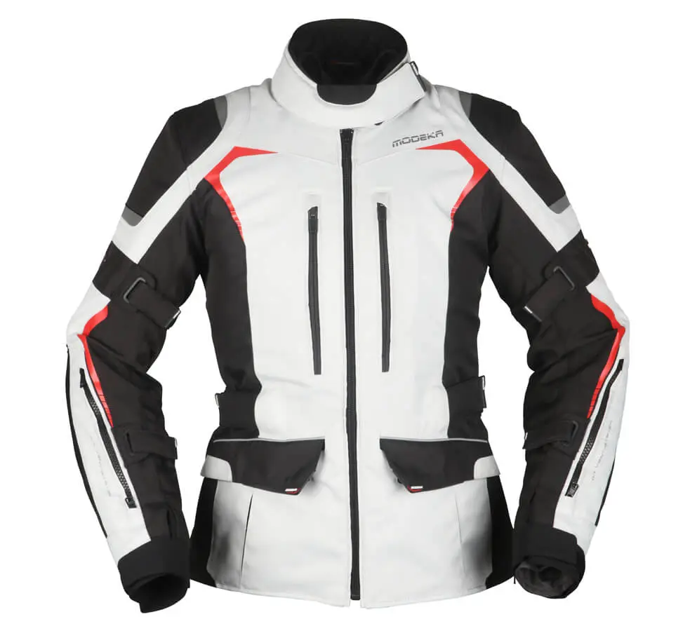 Modeka Elaya Lady Jacket Light Gray/Black