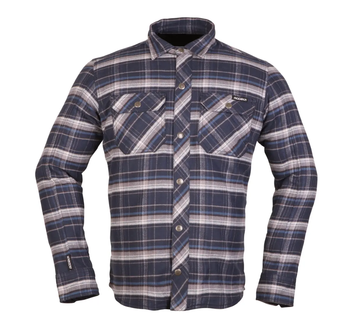 Modeka Flannel shirt Nooner Blue/Beige