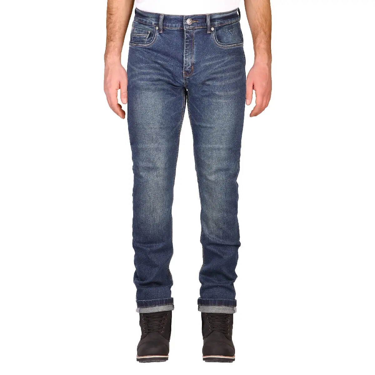 Modeka Glenn slim jeans Stone Wash Blue