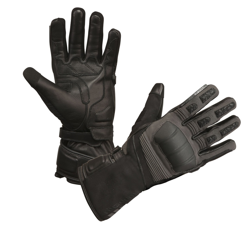 Modeka Black Ridge Glove Dark Grey/Black
