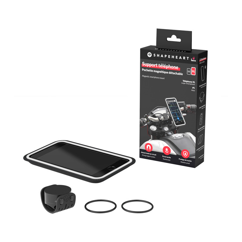 SHAPEHEART FUNDA SMARTPHONE UNIVERSAL MAGNÉTICA MOTO MOUNT XL