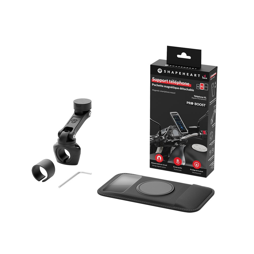 SHAPEHEART FUNDA SMARTPHONE UNIVERSAL MAGNÉTICA MOTO PRO BOOST XL