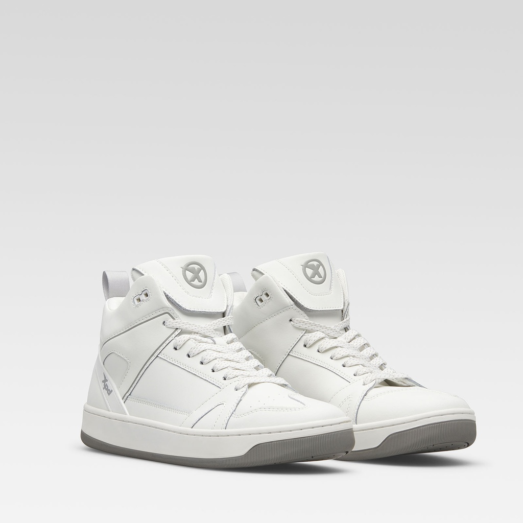 XPD MOTO-1 LEATHER SNEAKERS White